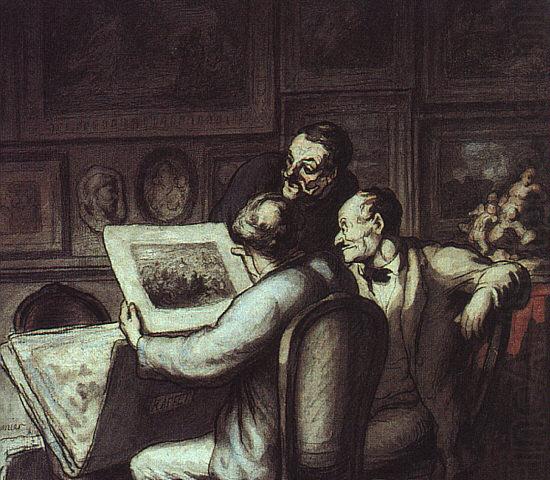 The Print Collectors, Honore  Daumier